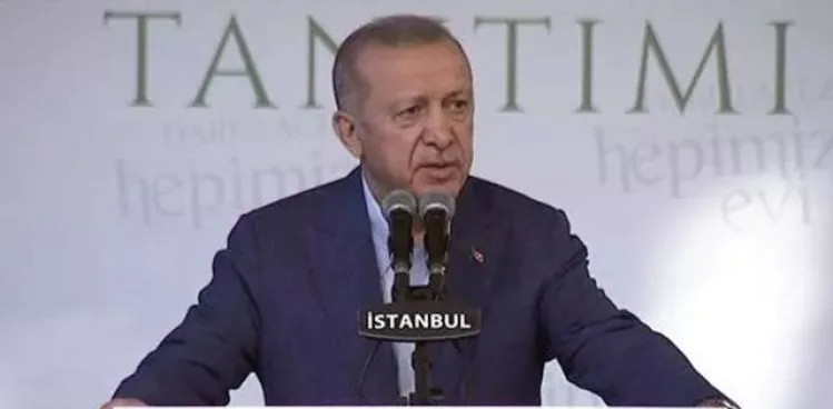 CUMHURBAŞKANI ERDOĞAN: TÜRKİYE'DE HİÇ YURT YOKMUŞ GİBİ YALAN YANLIŞ KAMPANYALAR SÜRDÜRÜLÜYOR
