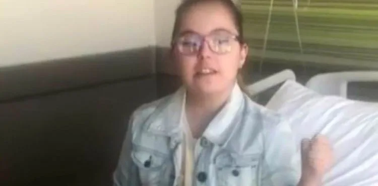 Down sendromlu Ayşe 2'nci kez koronavirüsü yenmeyi başardı