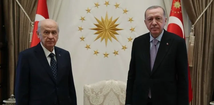 Cumhurbaşkanı Erdoğan, Bahçeli'yi kabul etti