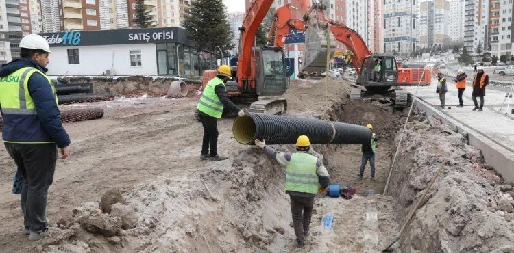 KASKİ’DEN, TALAS’A YAKLAŞIK 15 MİLYON TL’LİK ALTYAPI YATIRIMI