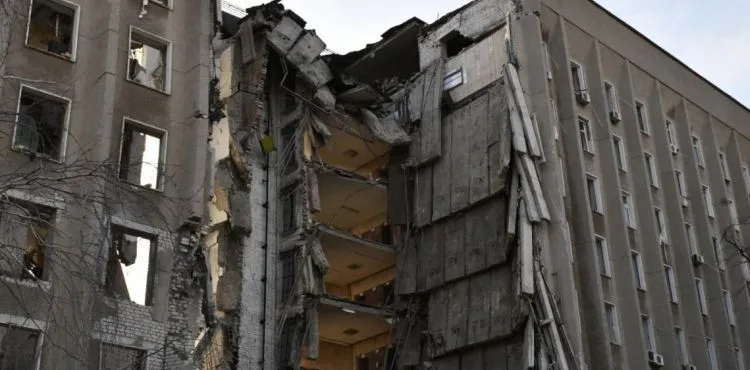 Mikolayiv'de vurulan valilik binasında 7 kişi öldü, 22 kişi yaralandı