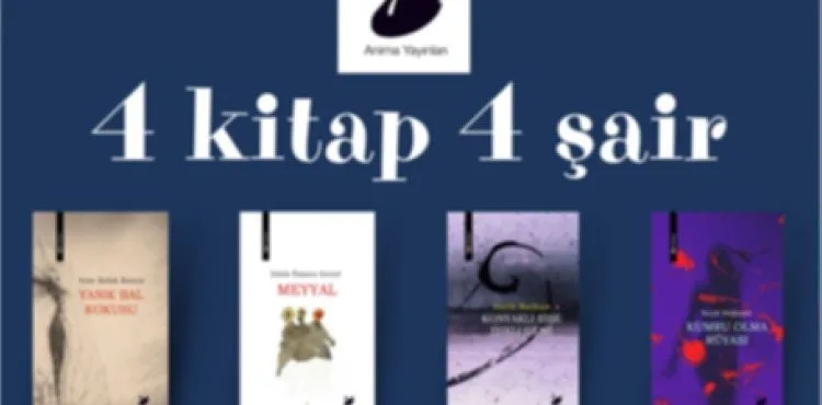 4 kitap 4 şair
