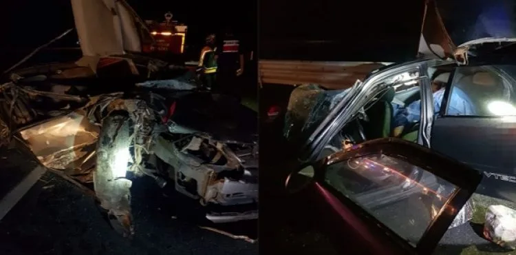 ILGIN’DA TRAFİK KAZASI: 1 ÖLÜ 3 YARALI