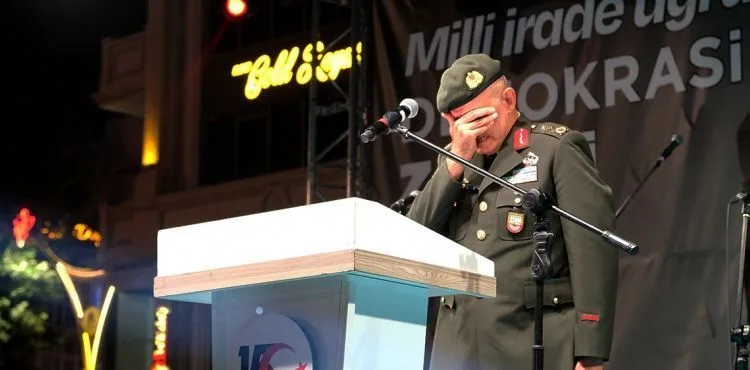 Tümgeneral Ala, o gece yaşadıklarını hatırlayınca gözyaşlarını tutamadı
