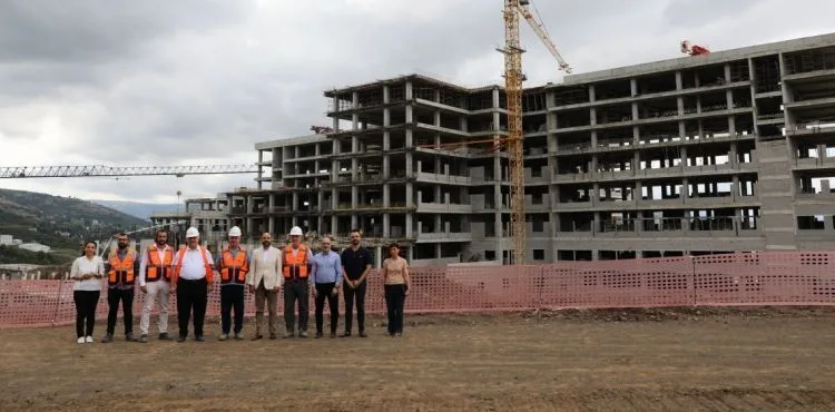 Samsun Şehir Hastanesi yüzde 55'e ulaştı