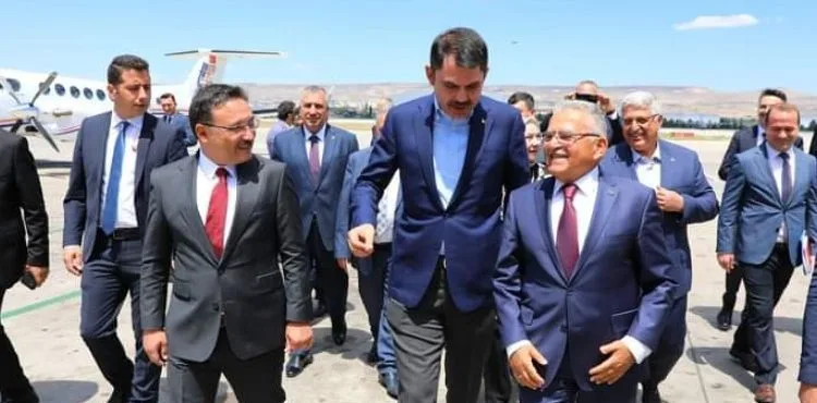 evre, Şehircilik ve İklim Değişikliği Bakanı Murat Kurum Kayseri'de