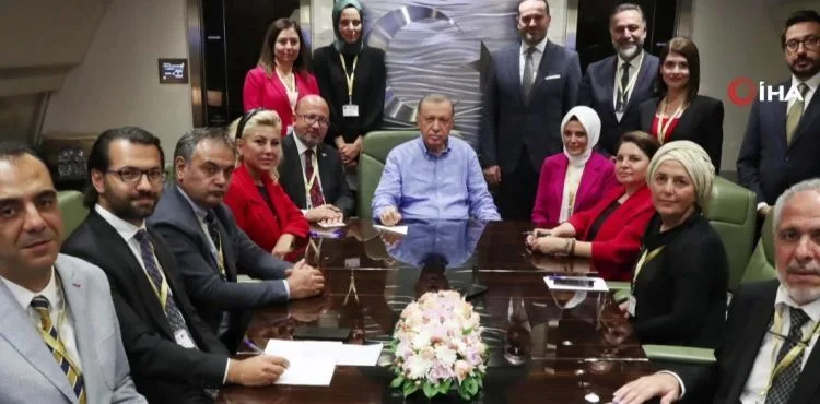 Cumhurbaşkanı Erdoğan gazetecilerin sorularını yanıtladı