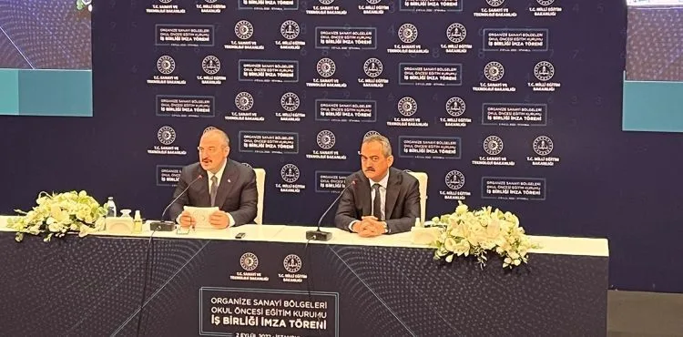 OSB'lerde okul öncesi eğitim için işbirliği protokolü imzalandı