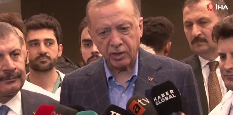 Cumhurbaşkanı Erdoğan Çam ve Sakura Şehir Hastanesi ziyaret etti