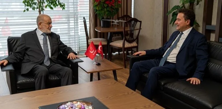 ALİ BABACAN, TEMEL KARAMOLLAOĞLU İLE BİR ARAYA GELDİ