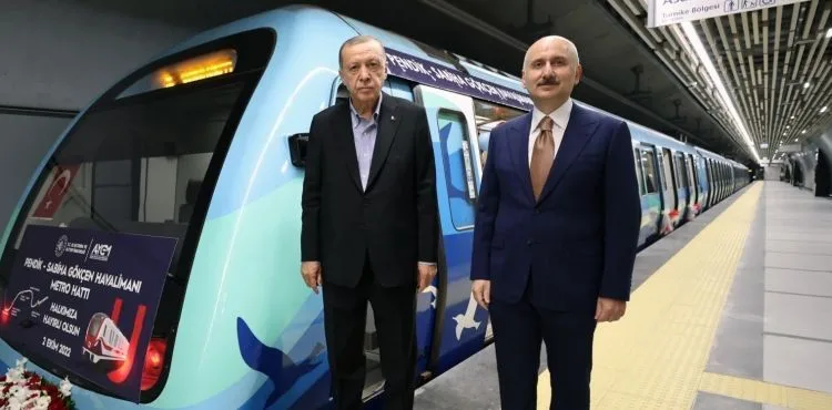 SABİHA GÖKÇEN METRO HATTI’NDA SEYAHAT EDEN YOLCU SAYISI 1.4 MİLYONA DAYANDI