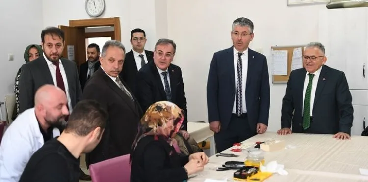 BAŞKANLARDAN KAYMEK GÖZNURU’NA ZİYARET