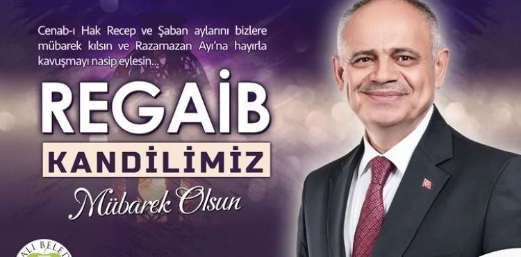 BAŞKAN ÖZTÜRK’TEN REGAİB KANDİLİ KUTLAMA MESAJI