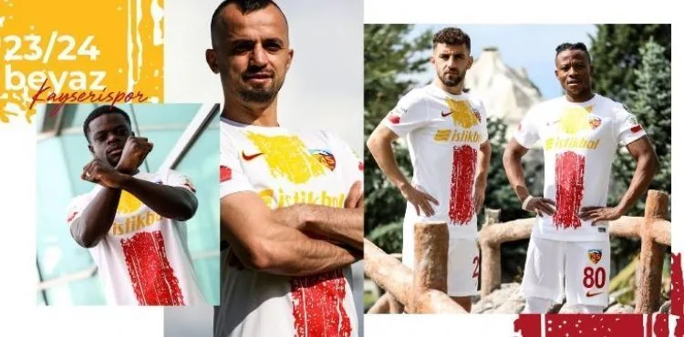 Kayserispor, yeni beyaz formasını tanıttı