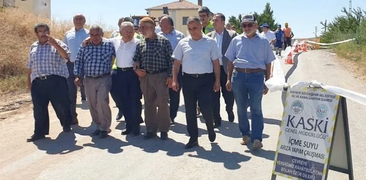 BÜYÜKKILIÇ, YEMLİHA’DA KASKİ’NİN İÇME SUYU PROJESİ’Nİ YERİNDE İNCELEDİ