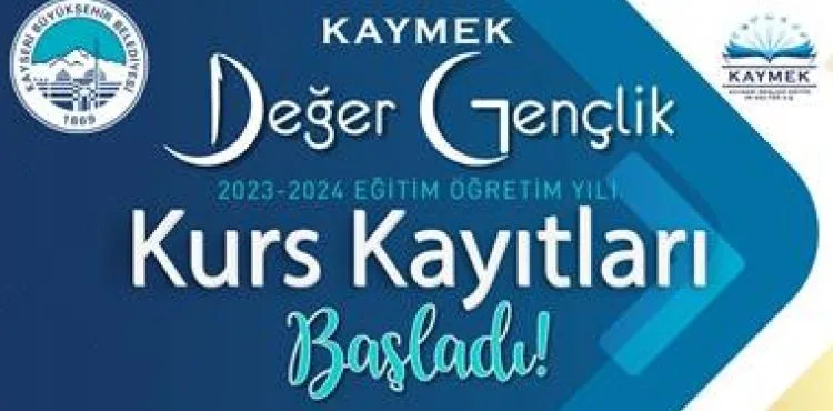 BÜYÜKŞEHİR’İN ÖDÜLLÜ DEĞER GENÇLİK PROJESİ'NDE KURS KAYITLARI DEVAM EDİYOR