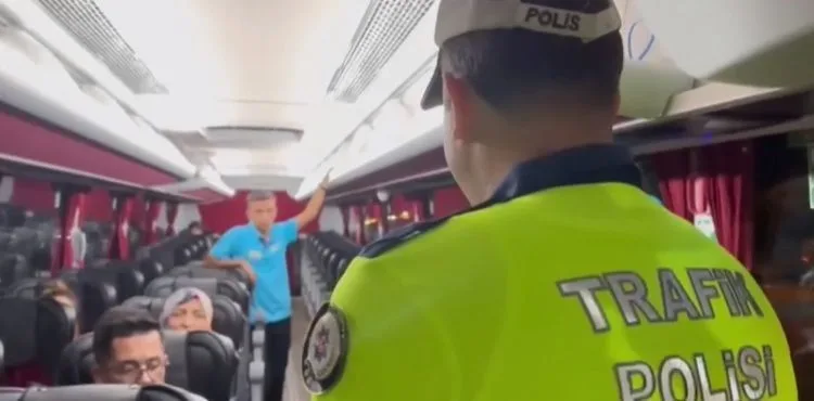 2 bin 125 şehirlerarası yolcu taşıyan otobüs denetlendi