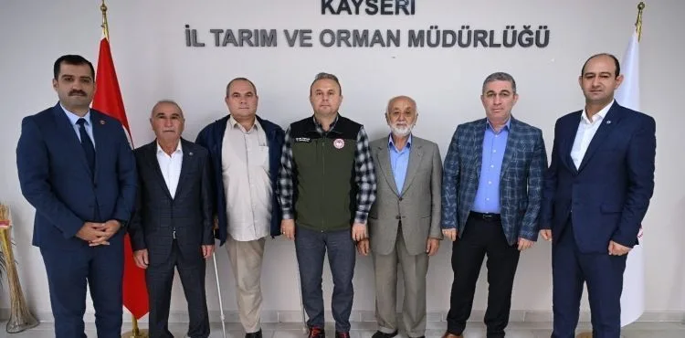 GÖNÜLLÜ KURULUŞLARDAN İL TARIM VE ORMAN MÜDÜRLÜĞÜ VE TOPRAK MAHSÜLLERİ OFİSİNE ZİYARET