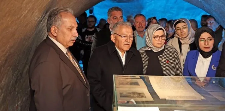 Talas Belediyesinden tarihi mirasa bir hizmet daha SU MEDENİYETLERİ GALERİSİ AÇILDI