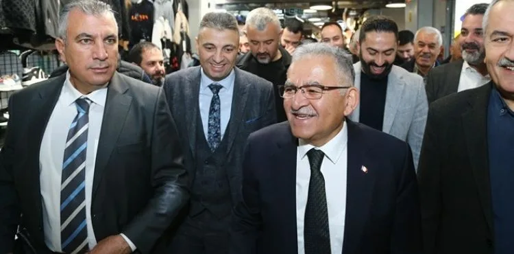 BAŞKAN BÜYÜKKILIÇ’A YERALTI ÇARŞISI ESNAFINDAN TAM DESTEK