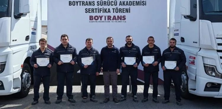 BOYTRANS SÜRÜCÜ AKADEMİSİ İLK MEZUNLARINI VERDİ!