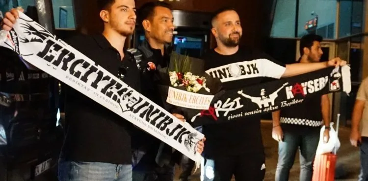 Beşiktaş kafilesi Kayseri'ye geldi