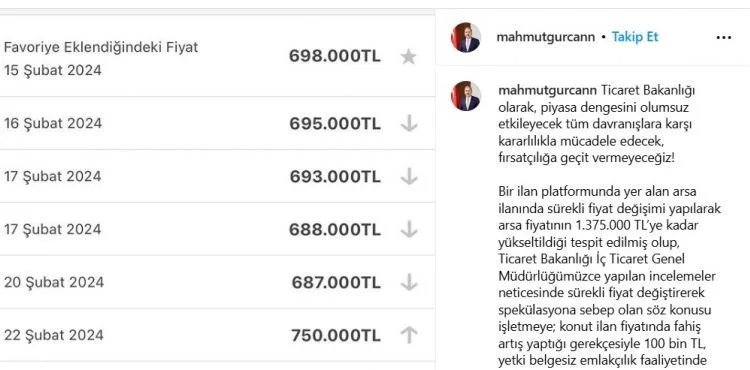 Bakan Yardımcısı Gürcan , "Fırsatçılığa geçit vermeyeceğiz"