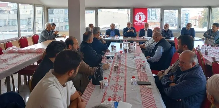 MAZLUMDER ARSLANTAŞ’I AĞIRLADI
