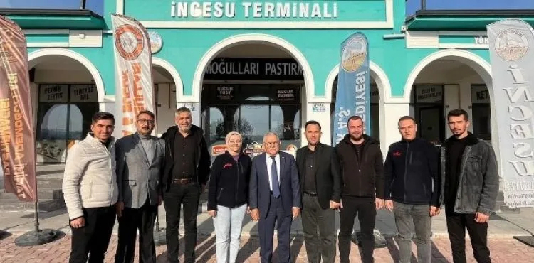 BAŞKAN BÜYÜKKILIÇ’TAN, İNCESU MİNİ TERMİNALİ VE YUFKA ÜRETİM TESİSİ’NE ZİYARET