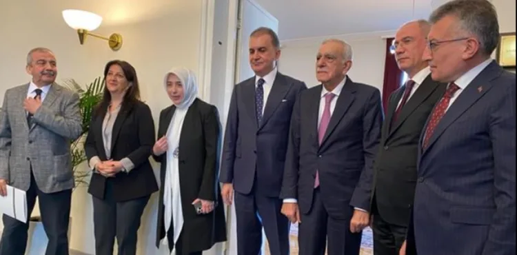 DEM Parti heyeti, AK Parti heyeti ile bir araya geldi