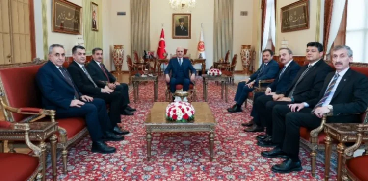 TBMM Başkanı Kurtulmuş, Türkiye Kamu-Sen heyetini kabul etti