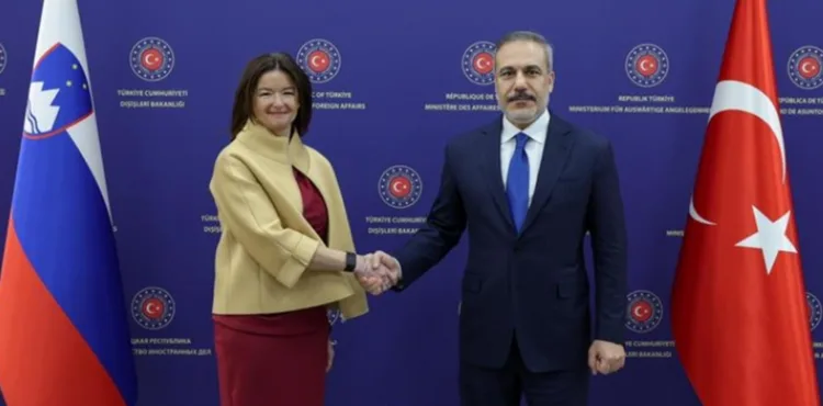 Bakan Fidan, Slovenyalı mevkidaşı Fajon ile görüştü