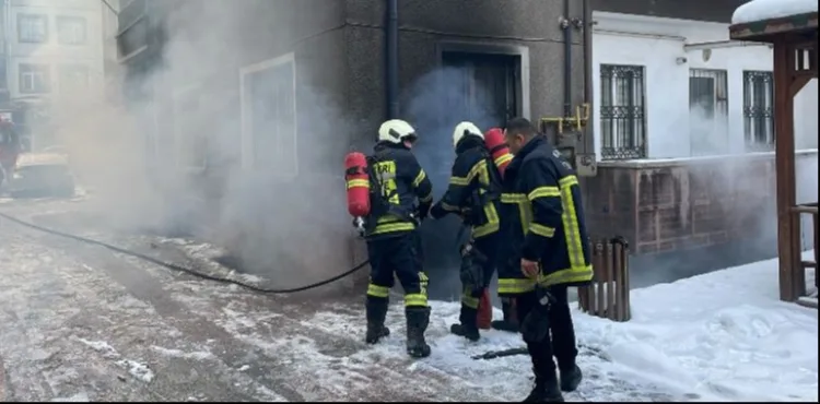 Kayseri'de bodurm katta çıkan yangın söndürüldü