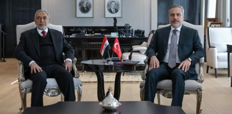 Bakan Fidan, Irak Temsilciler Meclisi Başkanı Meşhedani ile görüştü