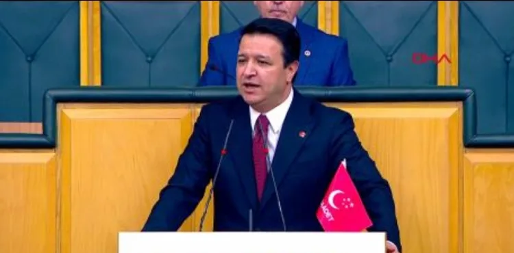 Arıkan grup toplantısında konuştu