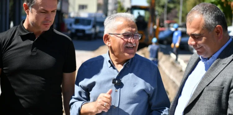 BÜYÜKKILIÇ’TAN DSİ KATLI KAVŞAĞI’NDA KASKİ ÇALIŞMALARINA İNCELEME