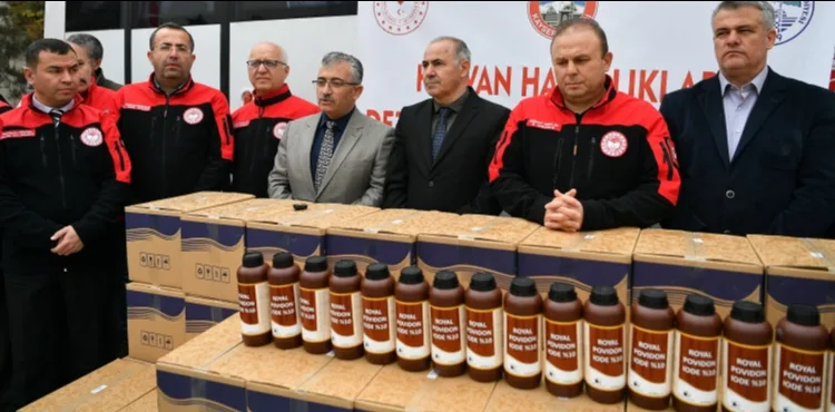 BAŞKAN BÜYÜKKILIÇ, HAYVAN HASTALIKLARI İLE MÜCADELEDE BESİCİNİN YANINDA