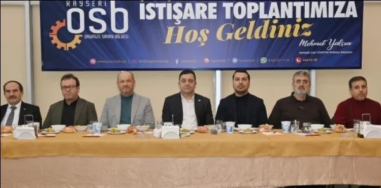 Kayseri OSB’de 2026’nın ilk sanayici istişare toplantısı yapıldı