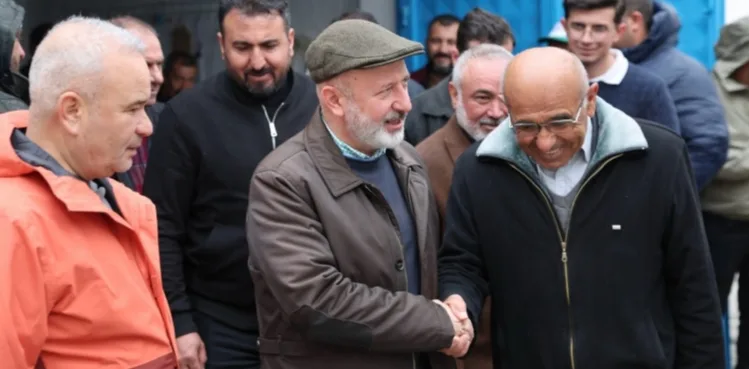 BAŞKAN ÇOLAKBAYRAKDAR VE KAYMAKAM ERMİŞ HAFTA SONU ŞÜKÜR DUASINA KATILDI