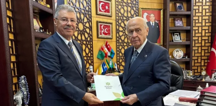 Pancar Ekicileri Kooperatifi Başkanı Akay’dan MHP Genel Başkanı Bahçeli’ye ziyaret