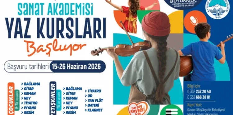 BÜYÜKŞEHİR KONSERVATUVARI’NDA YAZ KURSLARI İÇİN KAYIT HEYECANI BAŞLIYOR