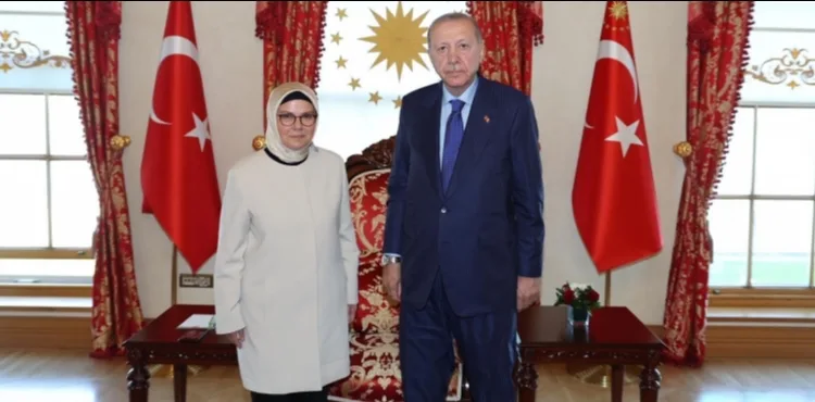 AK Parti’li Ayşe Böhürler’den Cumhurbaşkanı Erdoğan’a Ziyaret