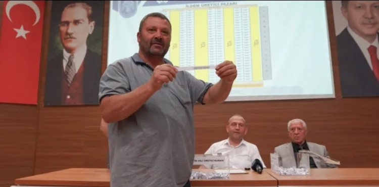 MELİKGAZİ BELEDİYESİ ÜRETİCİ PAZARI İÇİN KURA ÇEKİMİ YAPILDI