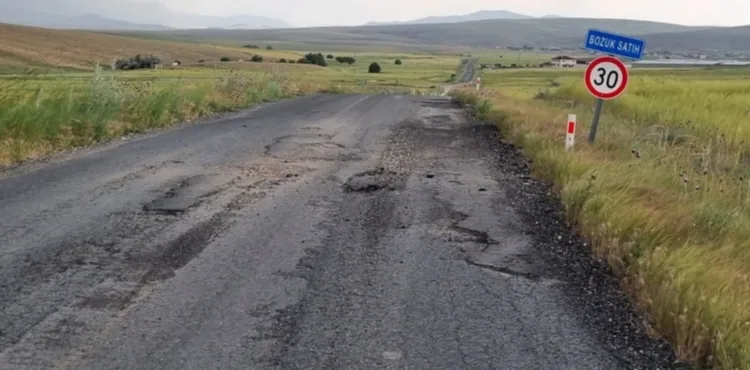 KAYSERİ-BOĞAZLIYAN SINIRINDA YOL ÇİLESİ "ULAŞIM DEĞİL, ÇİLE YOLU"