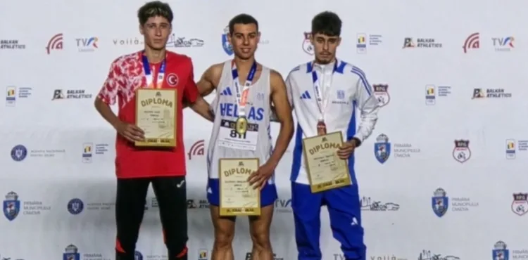 Mustafa Kaya U20 Balkan Şampiyonası'nda gümüş madalya kazandı