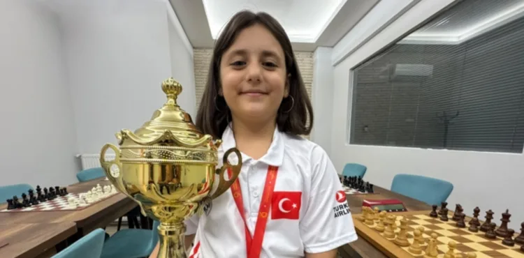 Satrançta Avrupa ikincisi Ada Zeynep, yeni başarı için hazırlanıyor
