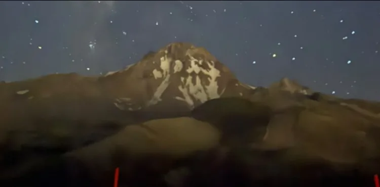 Erciyes’te 2 bin 650 metrede Perseid meteor yağmuru