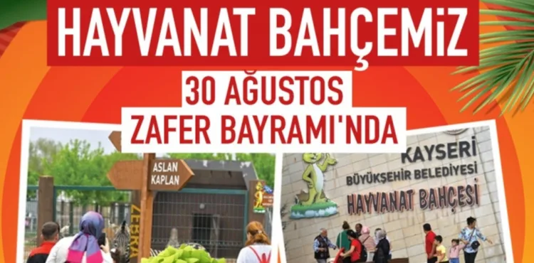 BÜYÜKŞEHİR’İN HAYVANAT BAHÇESİ, ZAFER BAYRAMI’NDA KAPILARINI ÜCRETSİZ OLARAK AÇIYOR