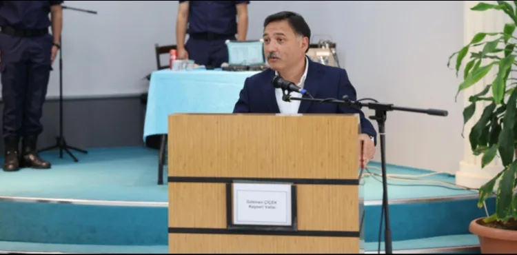 Vali Çiçek, rütbe terfi törenine katıldı