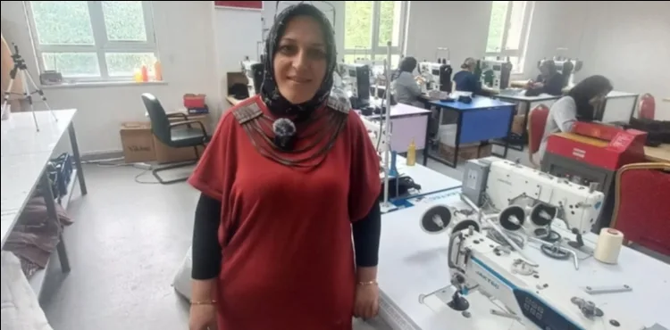 Bünyanlı kadınlar saya üretimiyle aile ekonomisine katkı sağlıyor